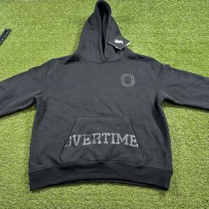 Overtime Black Hoodie Youth M 10/12 NWT